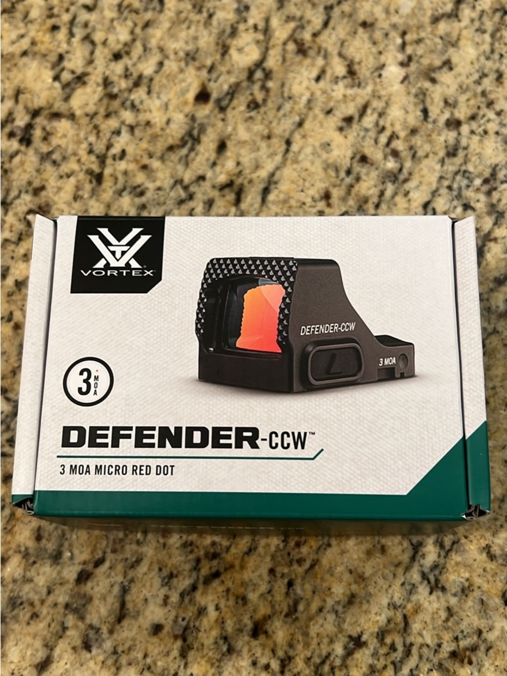 Vortex defender ccw red dot